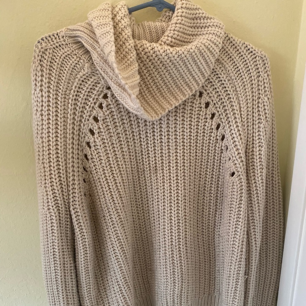 Off white cowl neck sweater